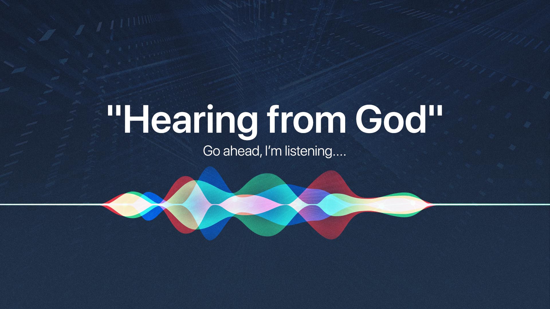 "Hearing From God" Message